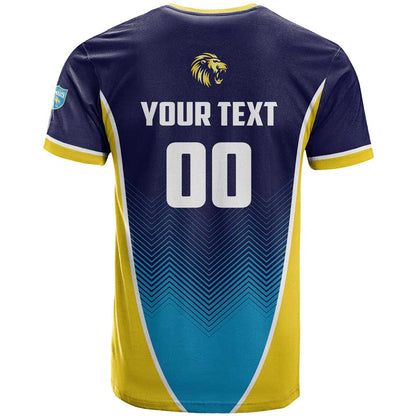 Custom St Lucia Kings Cricket T-Shirt Beinspired Come On Graphic Tee