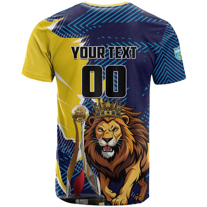 Custom Kings Saint Lucia Champions Cricket T-Shirt St Lucia Glory Awaits Graphic Tee