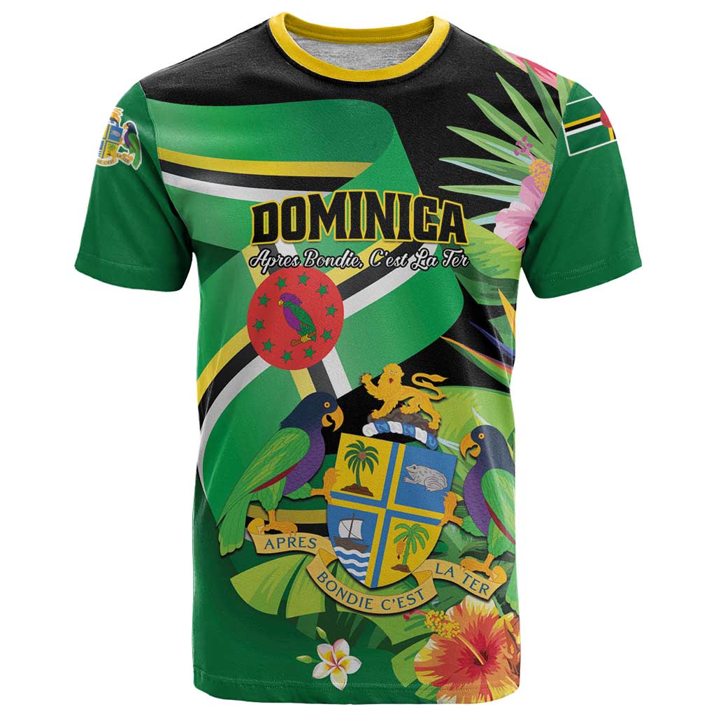 Personalized Dominica T-Shirt Nature Island of the Caribbean Graphic Tee