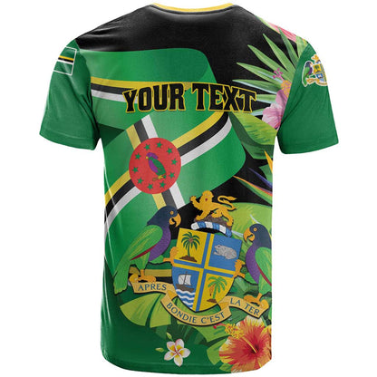 Personalized Dominica T-Shirt Nature Island of the Caribbean Graphic Tee