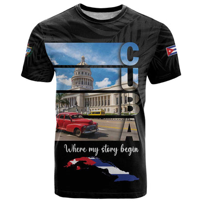Cuba El Capitolio T-Shirt Where My Story Begin Graphic Tee