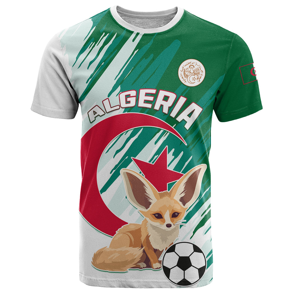 Algeria Football T-Shirt Go Les Fennecs Graphic Tee