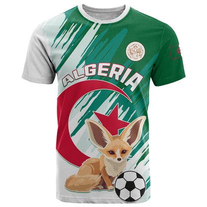 Algeria Football T-Shirt Go Les Fennecs Graphic Tee