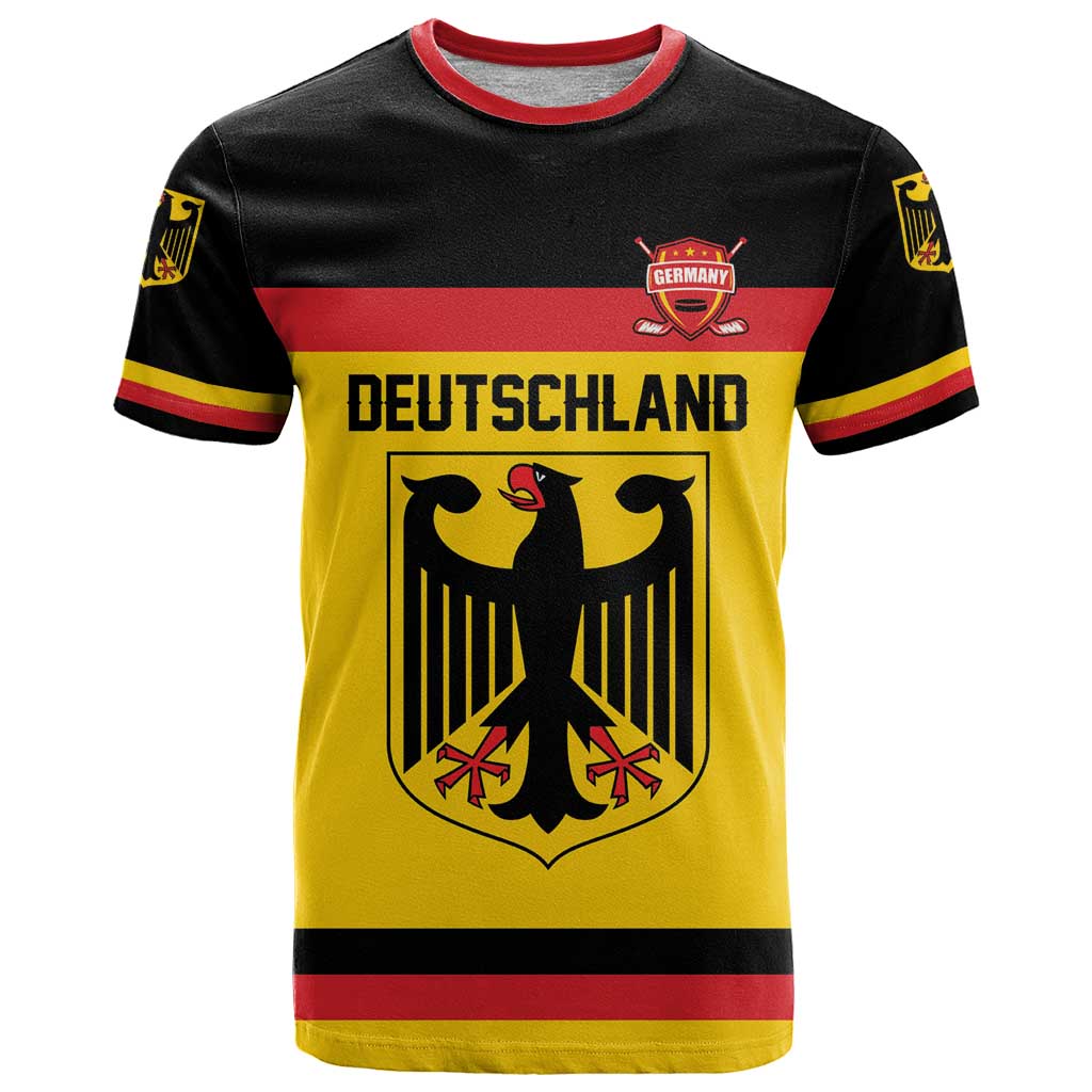 Custom Hockey 2026 Germany T-Shirt Trager der Adler Graphic Tee