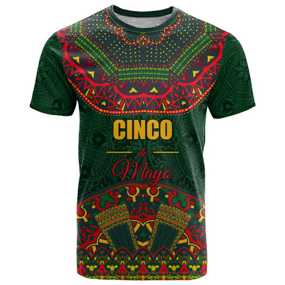 Cinco de Mayo 2024 T-Shirt Mexican Folk Pattern Graphic Tee