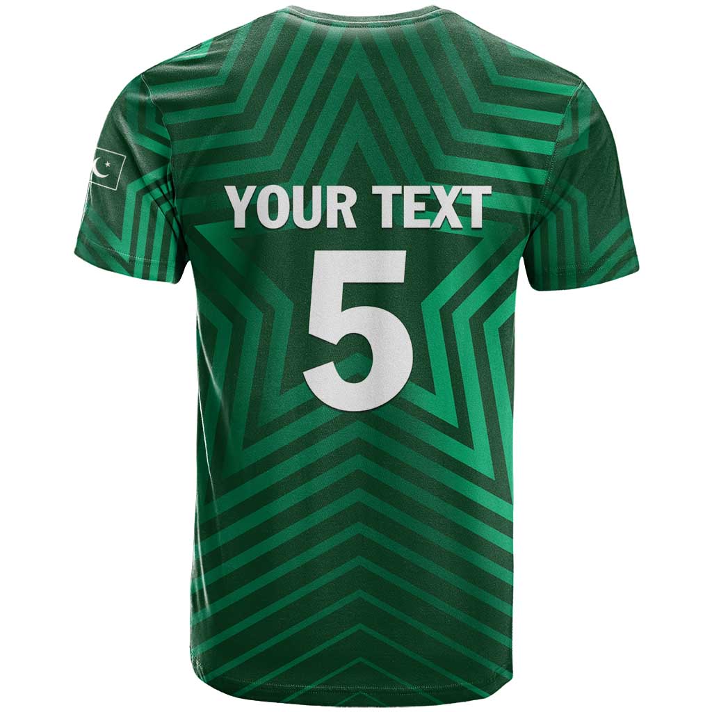 Custom Pakistan Cricket T-Shirt The Boys In Green Graphic Tee