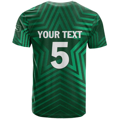 Custom Pakistan Cricket T-Shirt The Boys In Green Graphic Tee