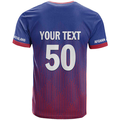 Custom Afghanistan Cricket Afghan Atalan T-Shirt Glorious Nation Victorious Team Graphic Tee
