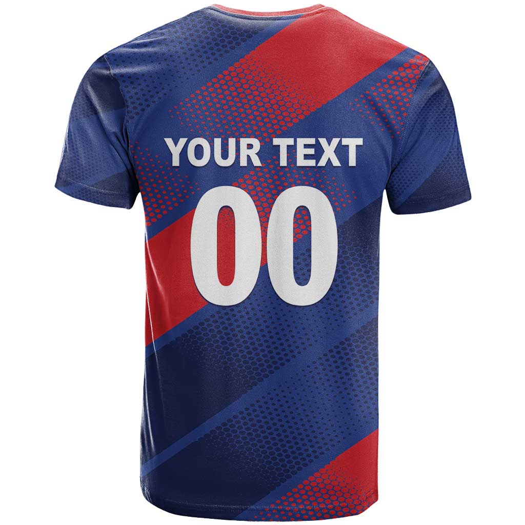 Custom England Cricket T-Shirt Come On Three Lions Graphic Tee