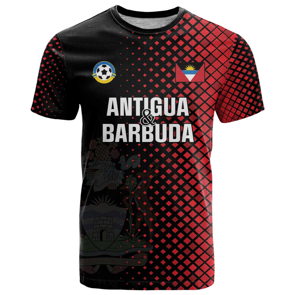 Custom Football Antigua and Barbuda T-Shirt The Benna Boys Go Champions Graphic Tee