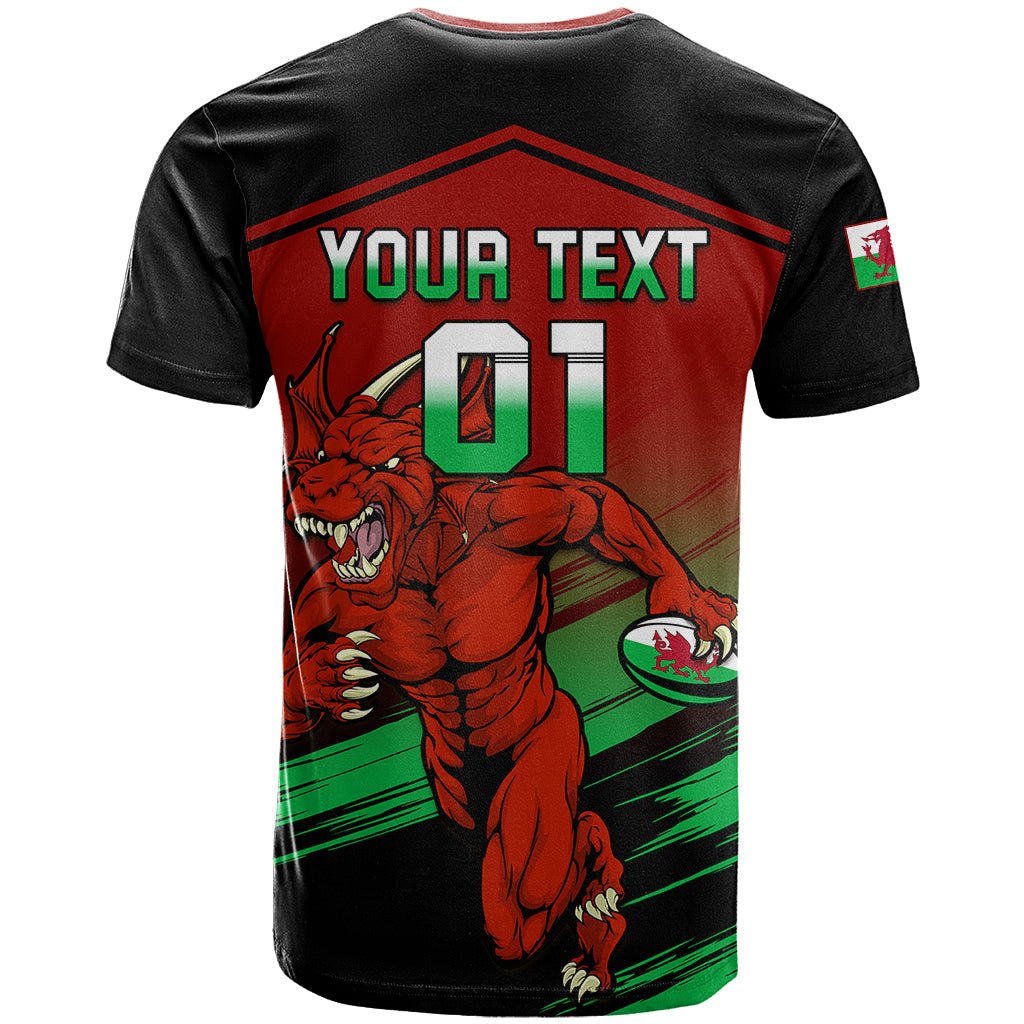 Custom Wales Rugby T-Shirt Cymru Come On World Cup Graphic Tee