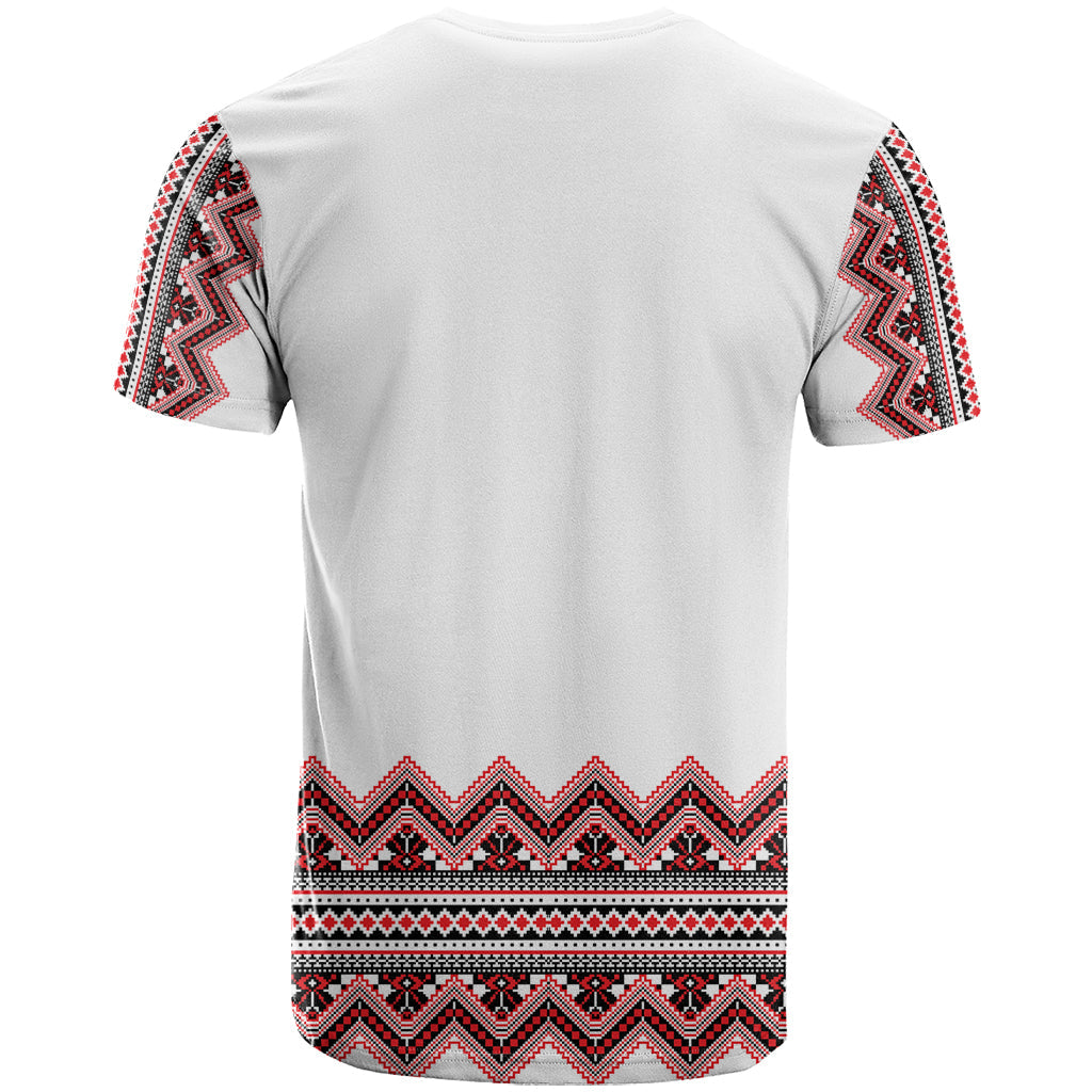 Ukraine Folk Pattern T-Shirt Ukrainian Traditional Version Graphic Tee
