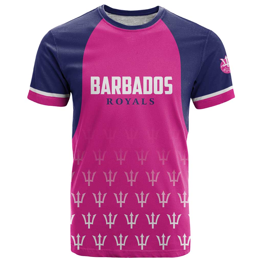 Custom Barbados Royals Cricket T-Shirt Back to Back Champions Graphic Tee