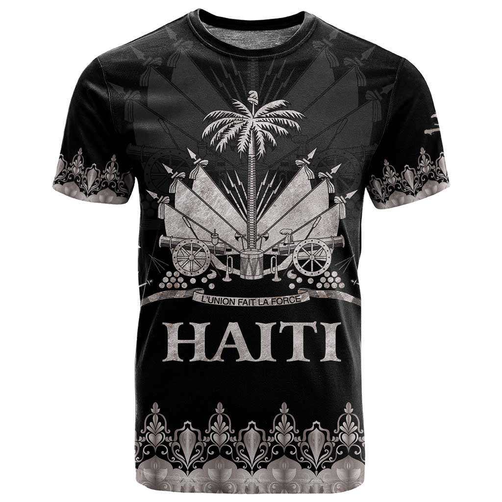 Haiti Neg Marron Silver T-Shirt Hope is Nothing Without Action Graphic Tee