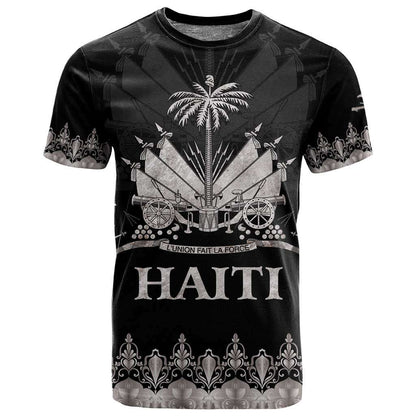 Haiti Neg Marron Silver T-Shirt Hope is Nothing Without Action Graphic Tee