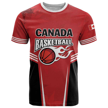 Custom Canada Basketball T-Shirt Dream Because I Can Graphic Tee