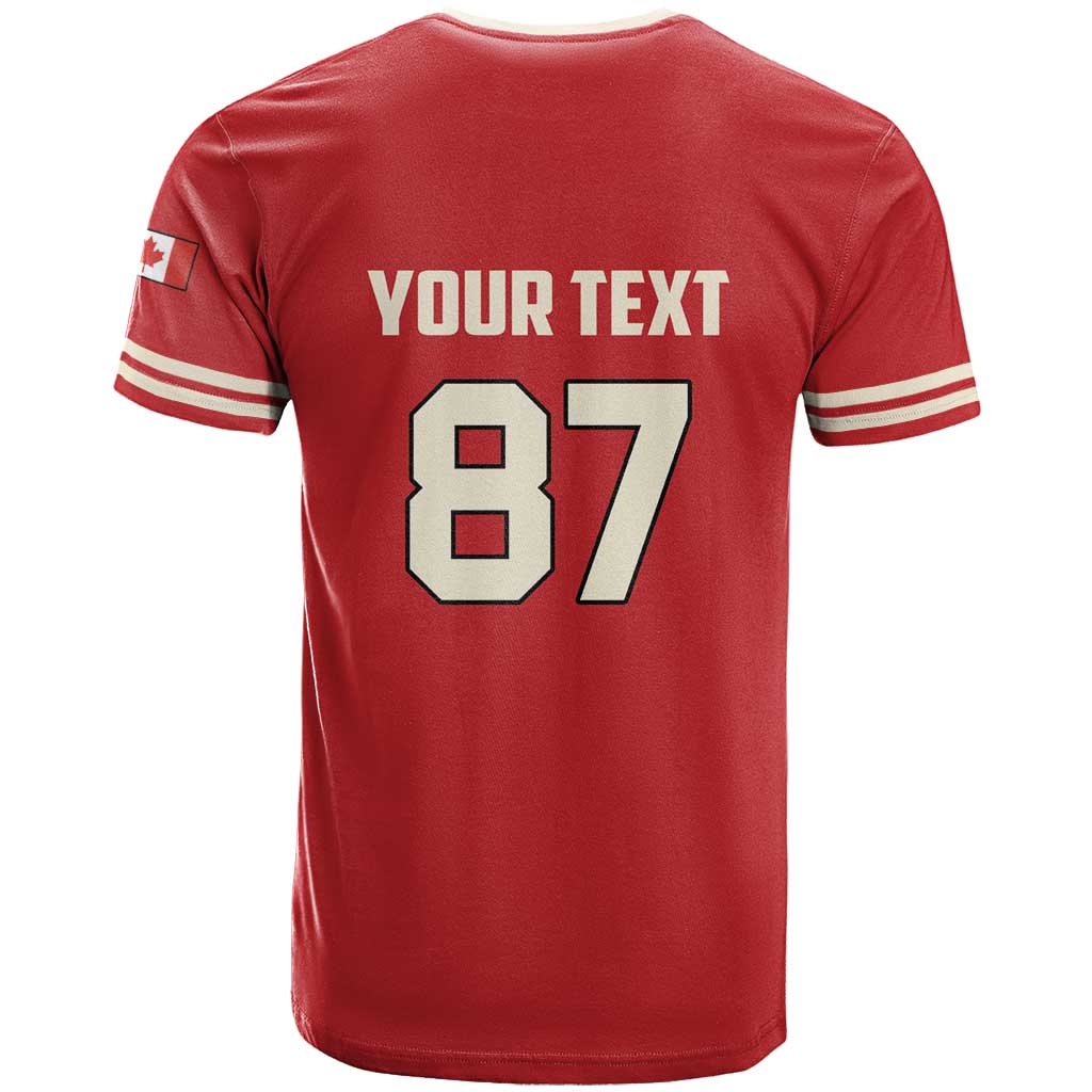 Custom Canada Hockey T-Shirt Canada Team Go Champions Graphic Tee