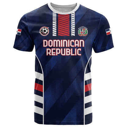 Custom Football Dominican Republic T-Shirt Go Los Quisqueyanos Graphic Tee