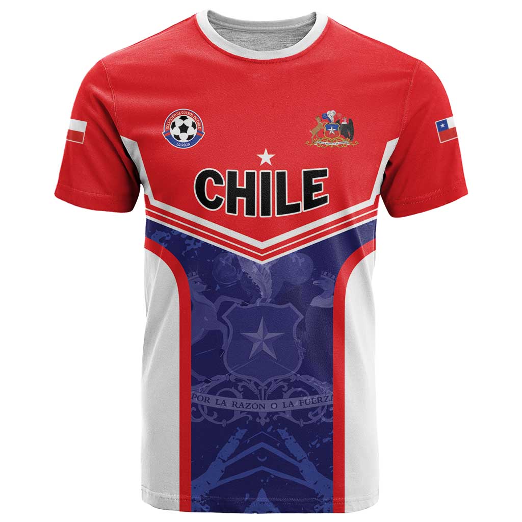 Custom Football Chile T-Shirt Vamos La Roja Graphic Tee