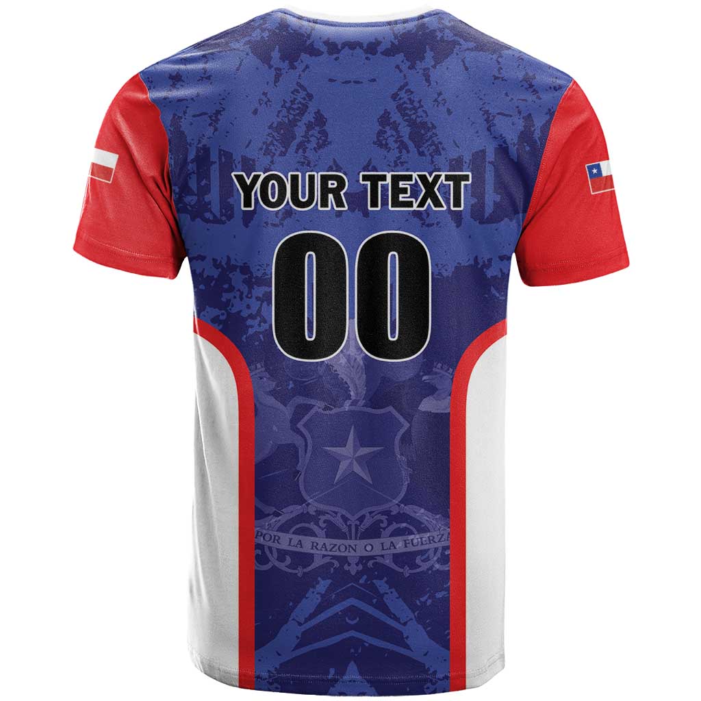 Custom Football Chile T-Shirt Vamos La Roja Graphic Tee