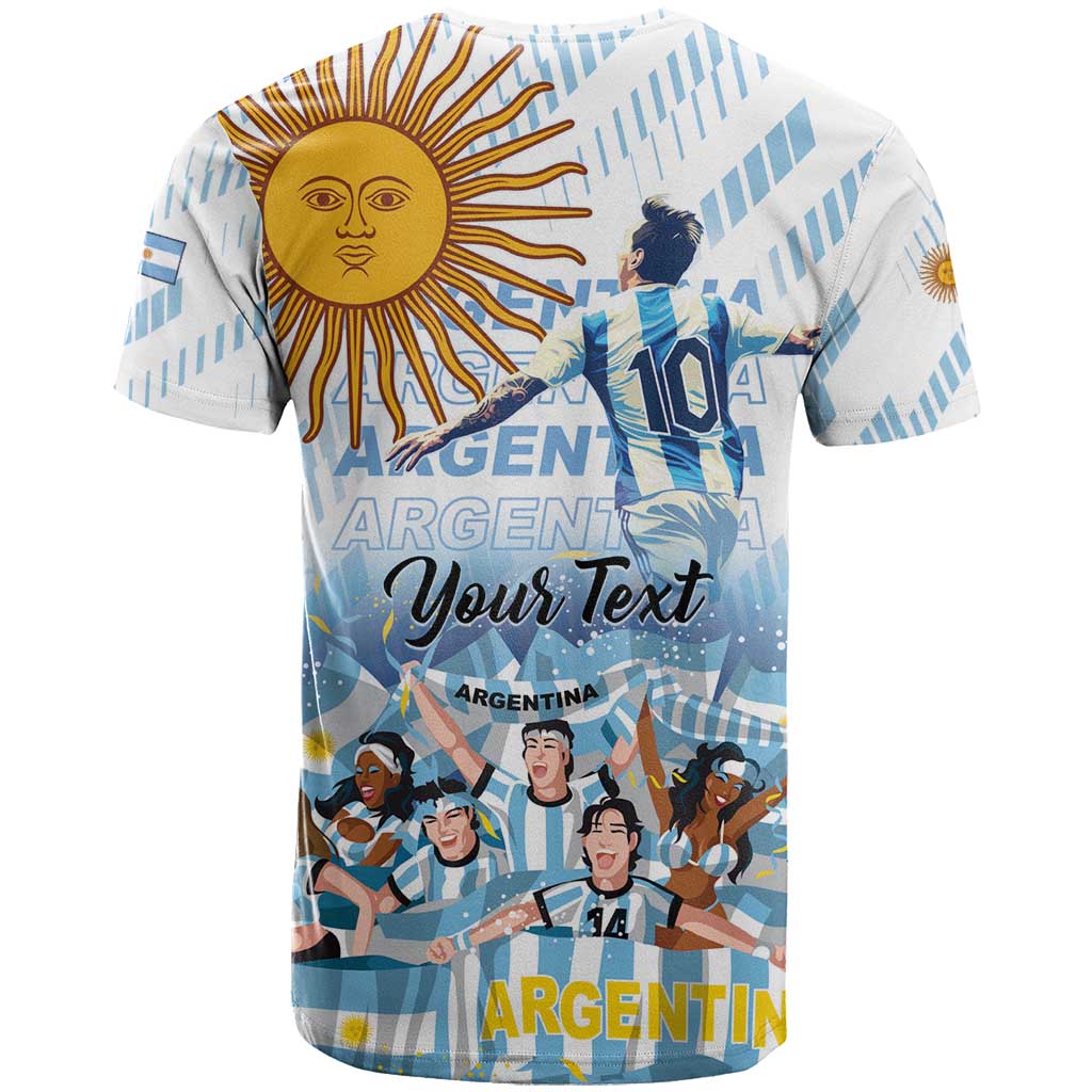 Argentina 2024 Football Champions T-Shirt Vamos La Seleccion Otra Vez Juntos Graphic Tee