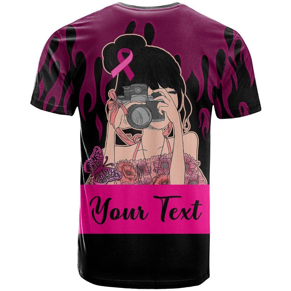 Personalised Girl Power T-Shirt Day Of The Girl Breast Cancer Awareness Graphic Tee