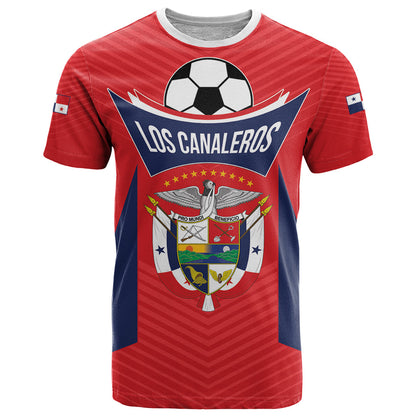 Personalized Panama 2024 Football T-Shirt Go Los Canaleros Graphic Tee