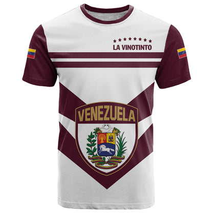 Personalized Venezuela 2024 Football T-Shirt Mano tengo fe La Vinotinto Graphic Tee