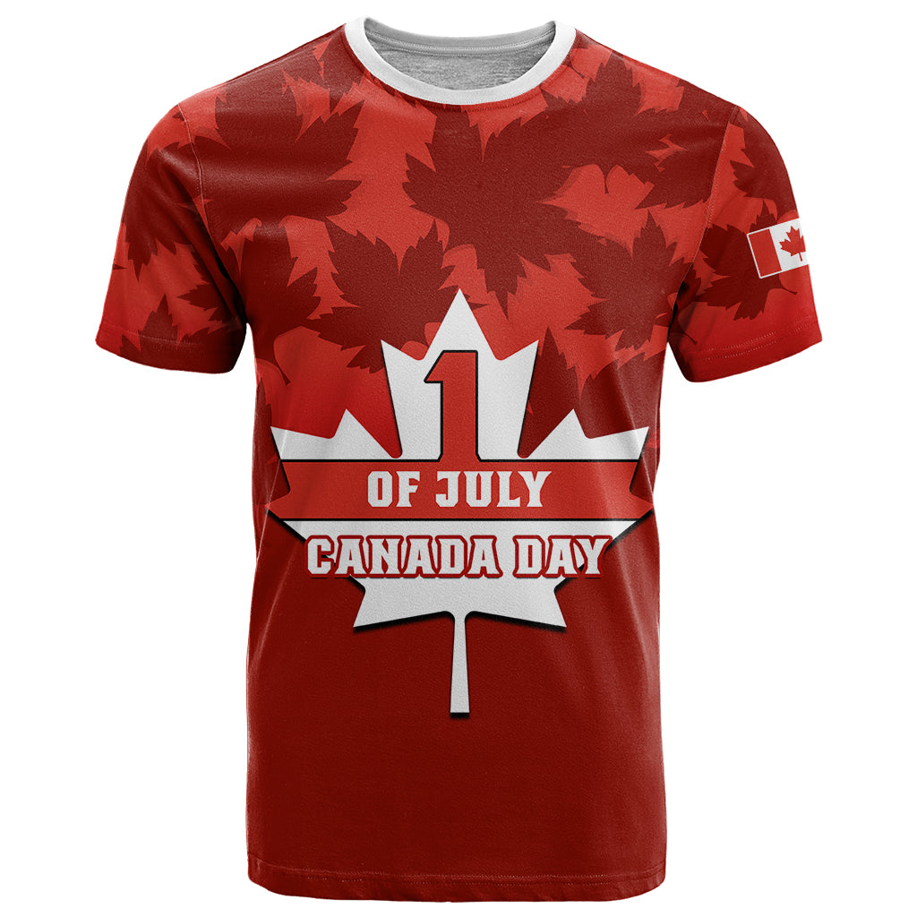 Custom 1 July Canada Independence Day T-Shirt Canadian Maple Leaf Happy 156th Anniversary Graphic Tee