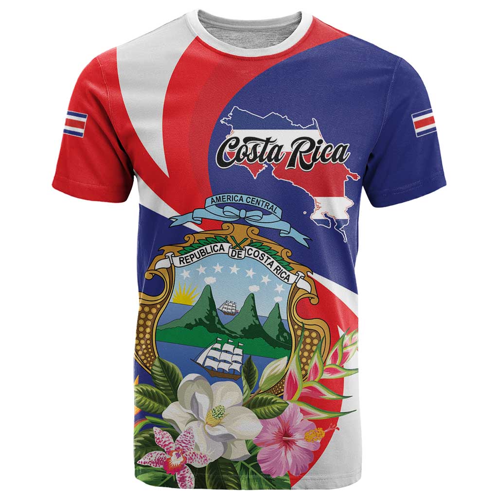 Personalized Costa Rica Pura Vida Tropical T-Shirt Graphic Tee