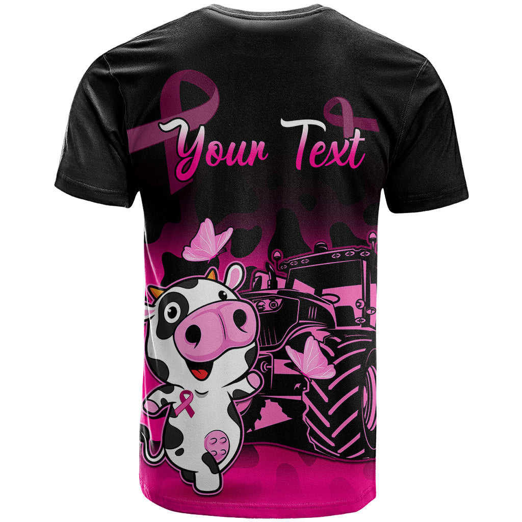Personalised Save The Udders T-Shirt Farmer Day Breast Cancer Awareness Graphic Tee