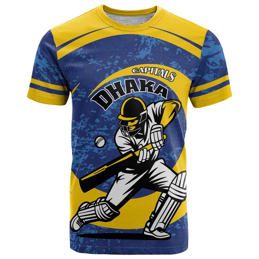 Custom Dhaka Cricket Capitals T-Shirt Together We Rise Graphic Tee