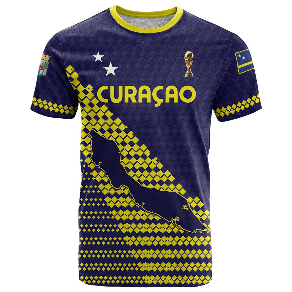 Custom Football 2026 Curacao T-Shirt Small island BIG dreams Graphic Tee