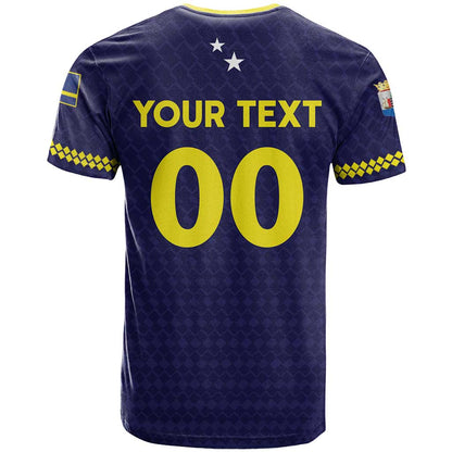 Custom Football 2026 Curacao T-Shirt Small island BIG dreams Graphic Tee