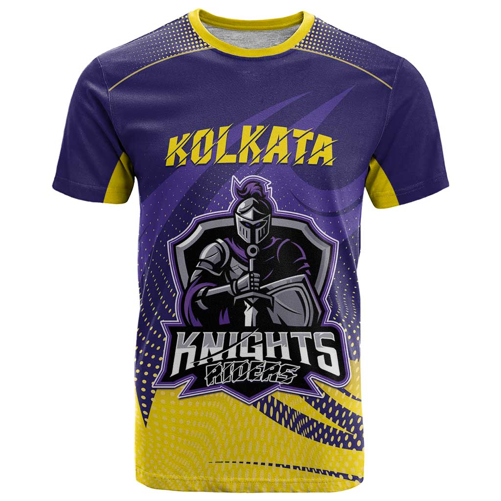 Custom Kolkata 2025 Cricket Knight Riders T-Shirt Korbo Lorbo Jeetbo Graphic Tee
