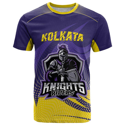 Custom Kolkata 2025 Cricket Knight Riders T-Shirt Korbo Lorbo Jeetbo Graphic Tee
