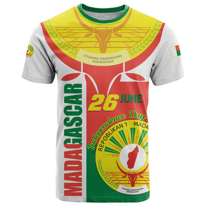 Madagascar Independence Day T-Shirt Madagasikara June 26 Graphic Tee