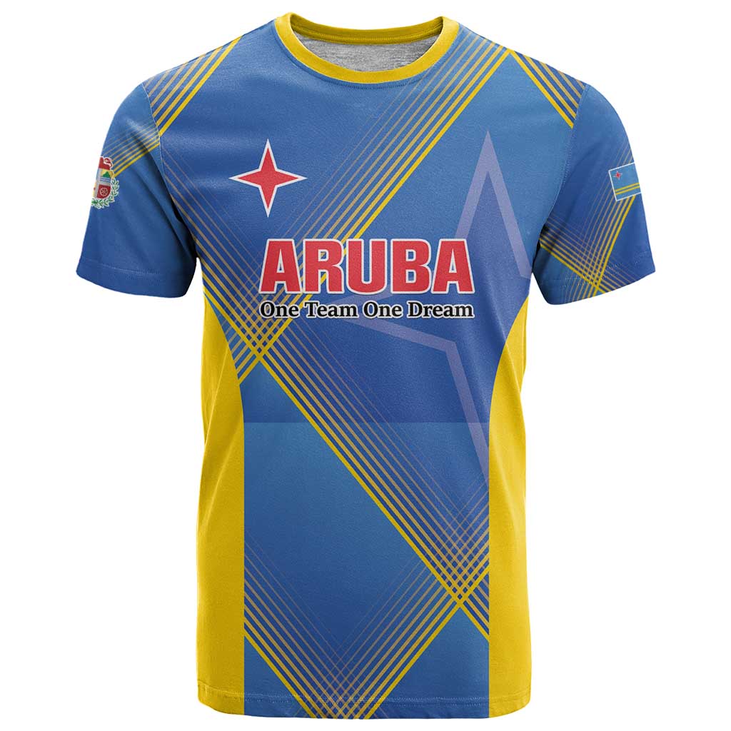 Custom Sport Team Aruba T-Shirt One Team One Dream Graphic Tee