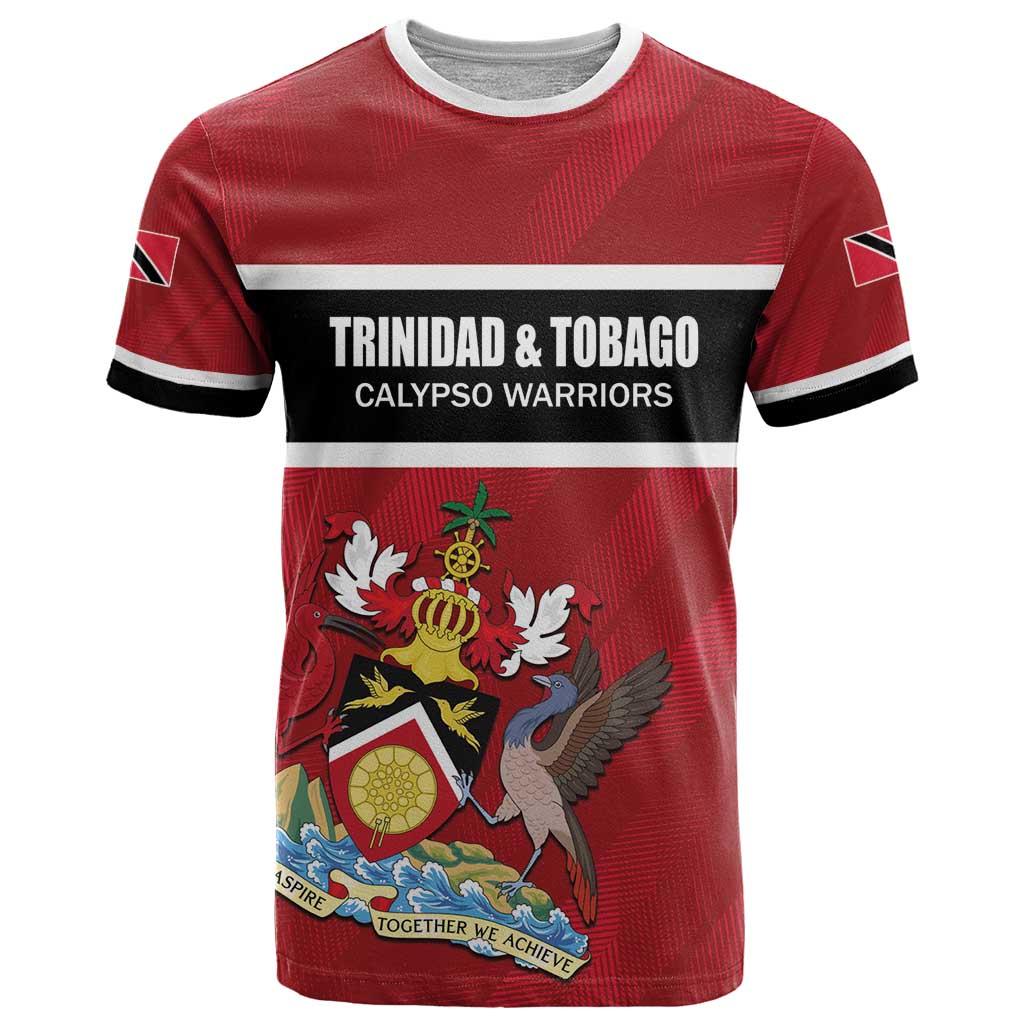 Custom Trinidad and Tobago Rugby T-Shirt Come On Calypso Warriors Graphic Tee