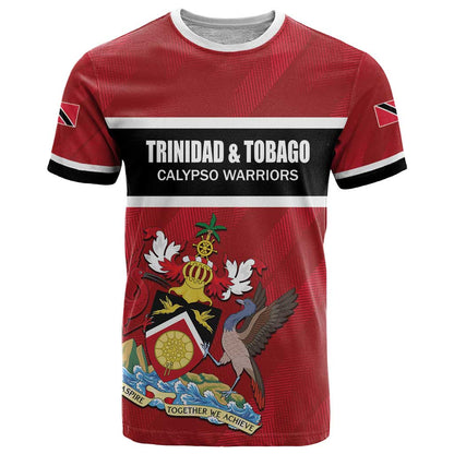 Custom Trinidad and Tobago Rugby T-Shirt Come On Calypso Warriors Graphic Tee