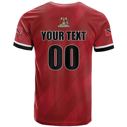 Custom Trinidad and Tobago Rugby T-Shirt Come On Calypso Warriors Graphic Tee