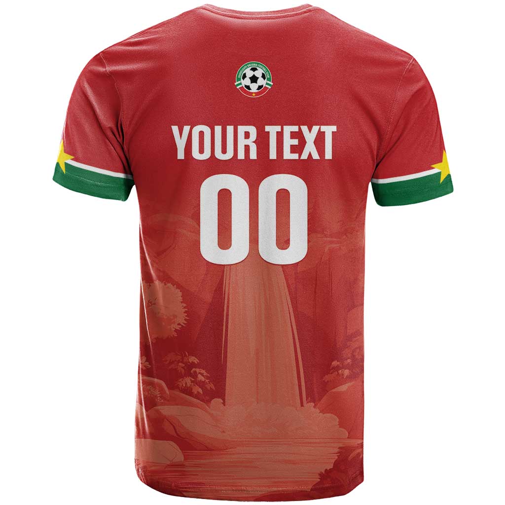 Custom Football Guadeloupe Red T-Shirt Les Gwada Boy Go Champions Graphic Tee