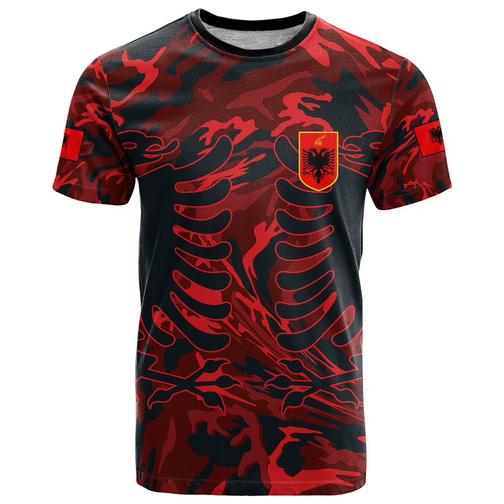 Albania T-Shirt Albanian Golden Eagle Sport Version Graphic Tee
