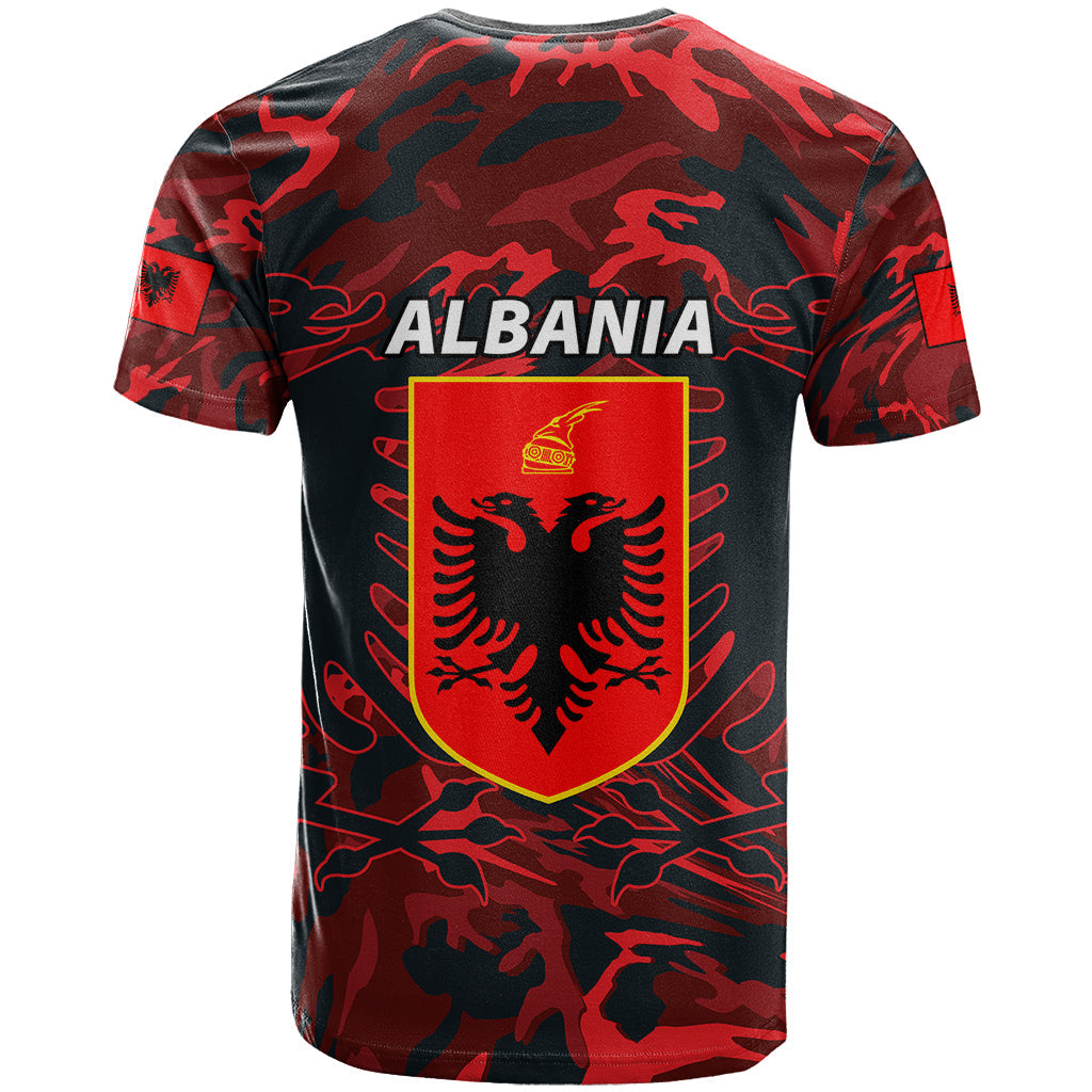 Albania T-Shirt Albanian Golden Eagle Sport Version Graphic Tee