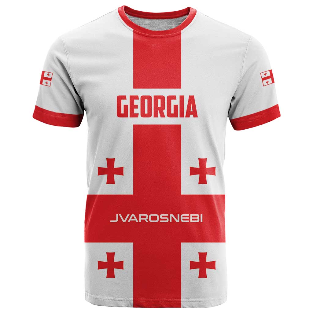 Custom Georgia 2024 Football T-Shirt Come On Sakartvelo Graphic Tee