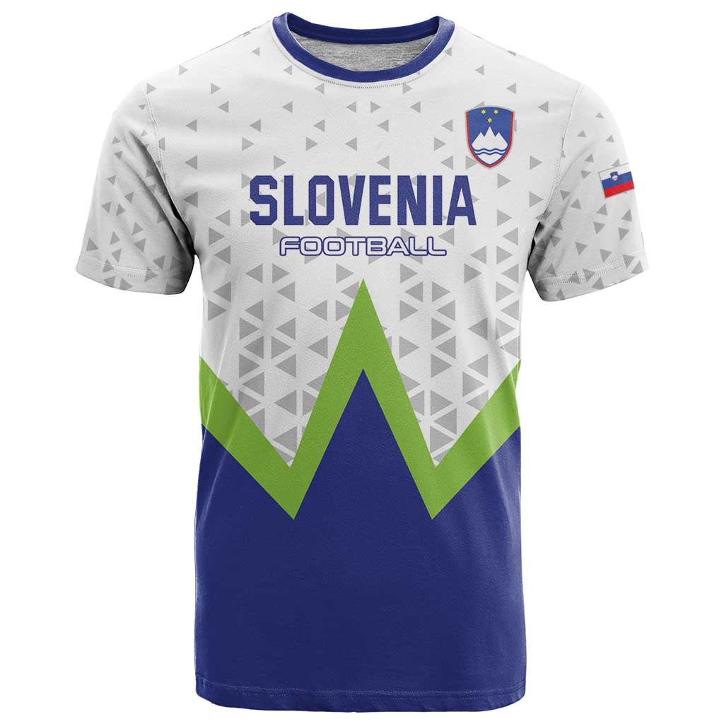Custom Slovenia 2024 Football T-Shirt Slovenija Go Champions Graphic Tee