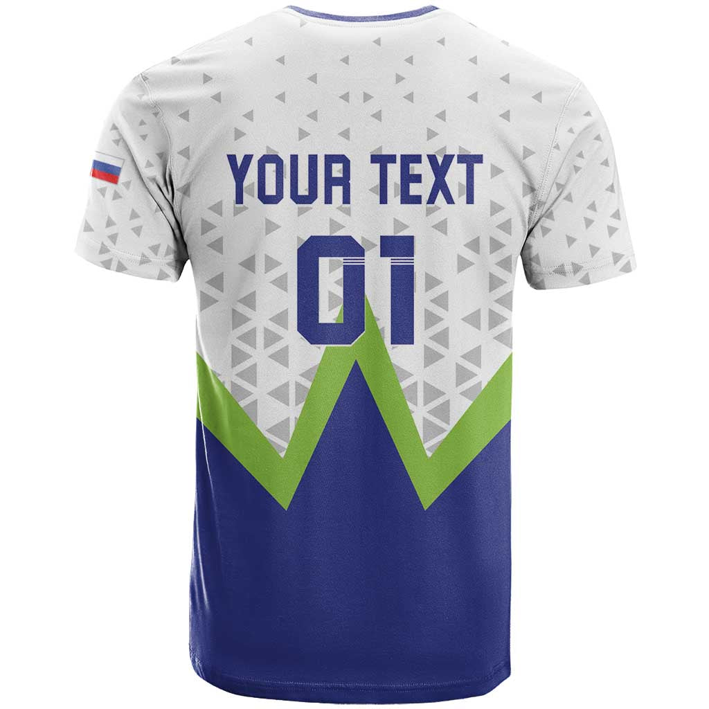 Custom Slovenia 2024 Football T-Shirt Slovenija Go Champions Graphic Tee