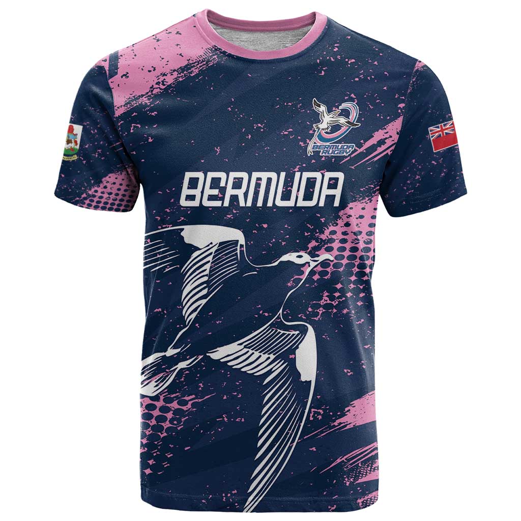 Custom Rugby Bermuda T-Shirt Our Team Go Champions Graphic Tee