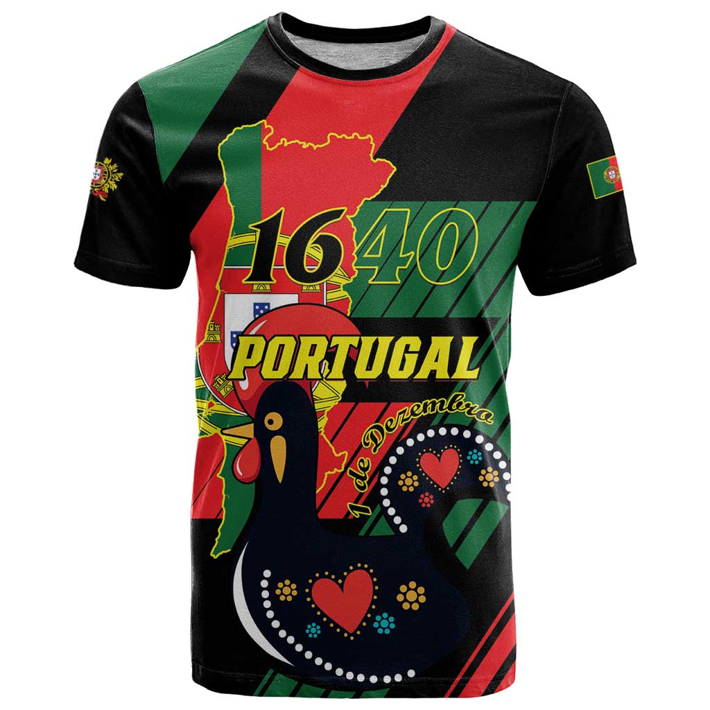 Personalized Portugal 1640 T-Shirt 1 De Dezembro Independence Day Graphic Tee