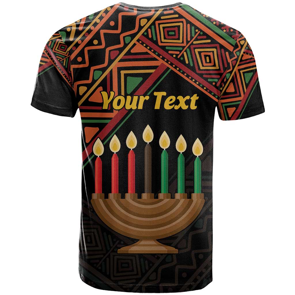 Personalized African Happy Kwanzaa T-Shirt Graphic Tee